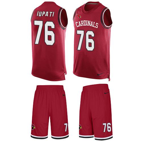 Nike Cardinals #76 Mike Iupati Red Team Color Men's Stitched NFL Limited Tank Top Suit Jersey - Click Image to Close